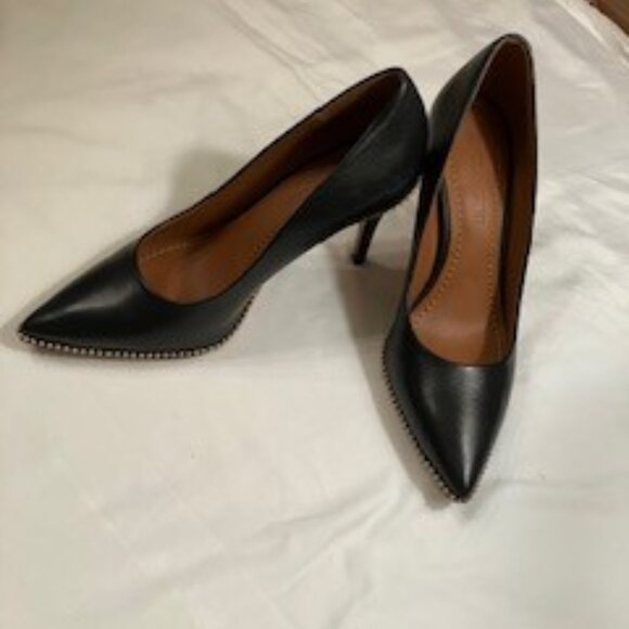 Coach Women's Samantha Pointed Toe Leather Pumps 7B - Picture 2 of 11